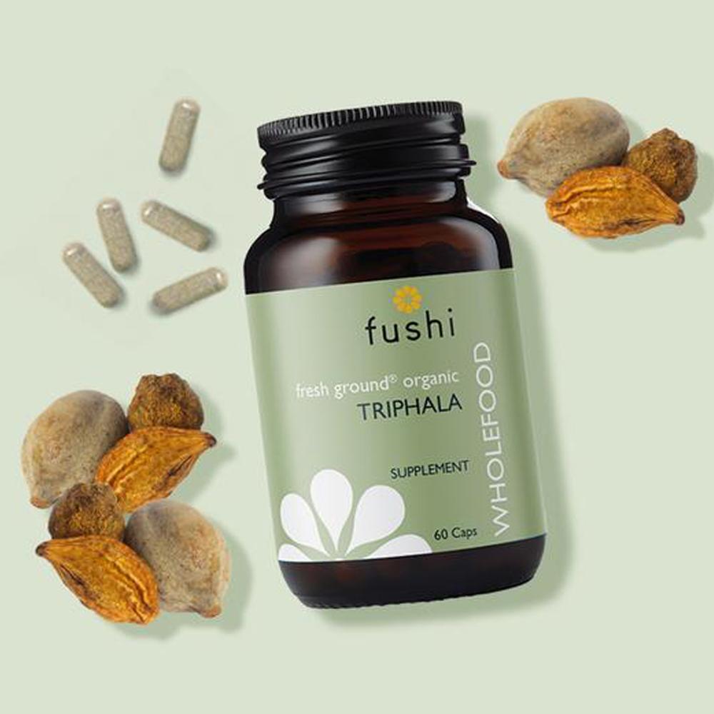 Fushi Triphala Capsules, Organic, 60 Veg Caps Garage Whole Foods