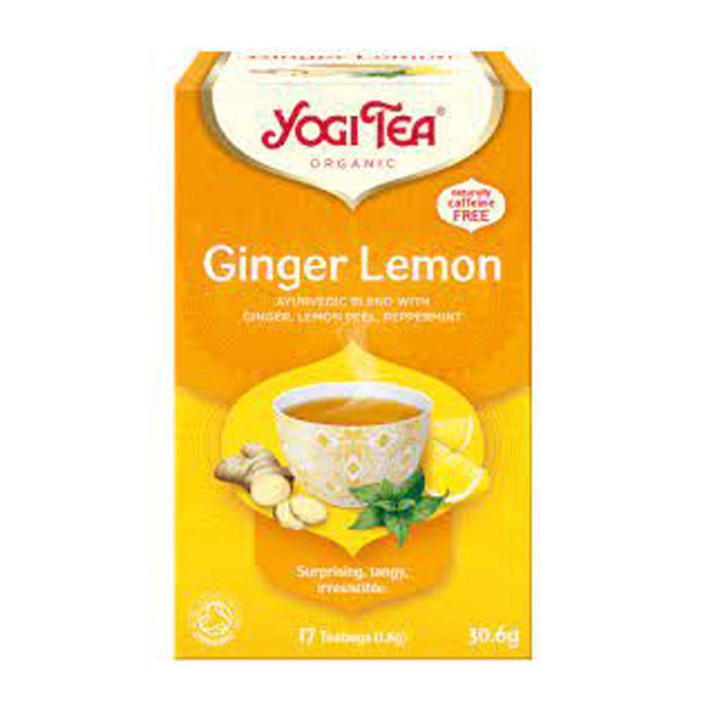 Yogi Tea Organic Ginger Lemon 17 Bag Garage Whole Foods
