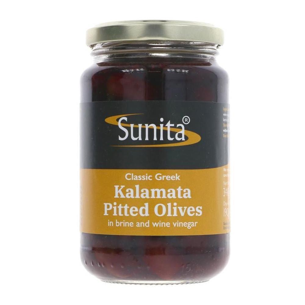 Sunita Kalamata Pitted Olives 340g Garage Whole Foods