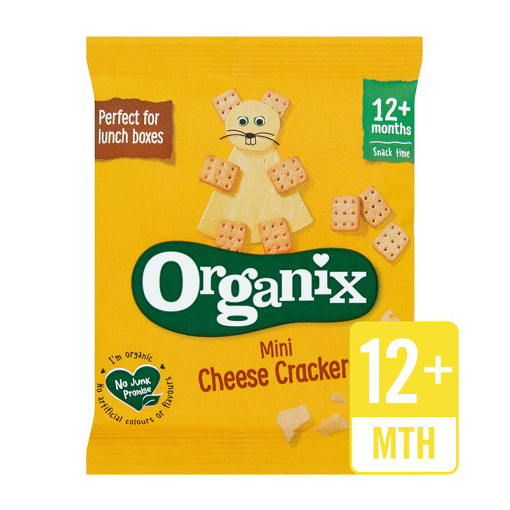 Organix Mini Cheese Crackers 20g Garage Whole Foods